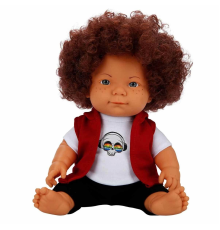 Kıvırcık Saçlı Curly Bebek 35 cm