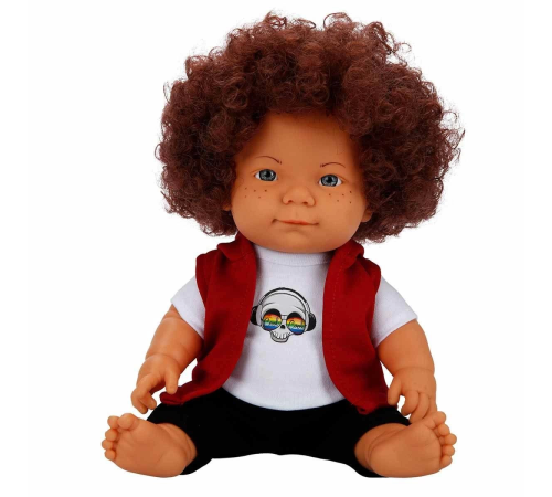 Kıvırcık Saçlı Curly Bebek 35 cm