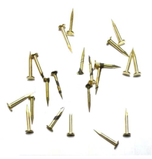 Klips, Menteşe, Ayağı Çivisi 9mm Çelik - Sarı 10gr (336336)