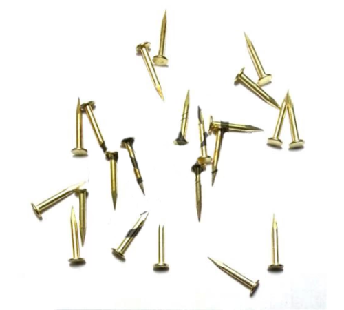 Klips, Menteşe, Ayağı Çivisi 9mm Çelik - Sarı 10gr (336336)
