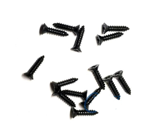 Klips, Menteşe, Ayak, Ağaç, Sunta Vidası 2,2x6,5mm - Siyah 100 Adet (336336)