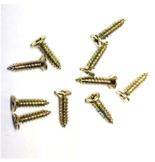 Klips, Menteşe, Ayak, Ağaç, Sunta Vidası 2,2x9,5mm - Sarı 1000 Adet (336336)