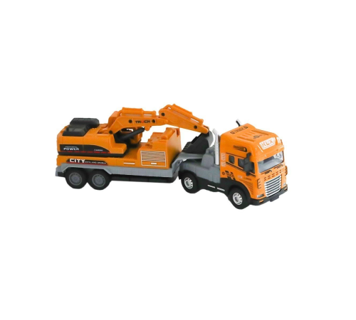 KLX800-248 Sürtmeli Işıklı Müzikli 1:24 Kazıcı Taşıyan Tır KLX800-248 Sürtmeli Işıklı Müzikli 1:24 Kazıcı Taşıyan Tır