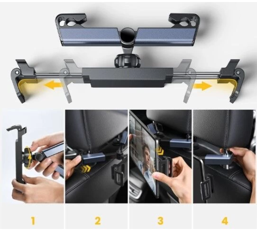 Koltuk Arkası Ayarlanabilir Tablet Telefon Tutucu CM-115 Koltuk Arkası Ayarlanabilir Tablet Telefon Tutucu CM-115