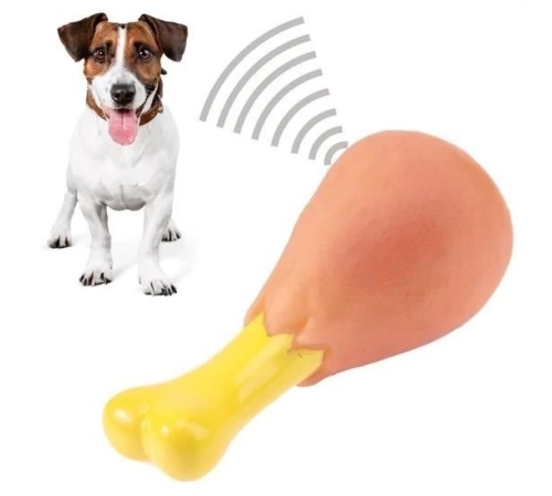 Köpekler İçin Oyuncak Tavuk Budu