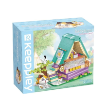 KP28018 Keeppley Lovely Street Calico Cat Comic House Blok Seti -Vagonlife