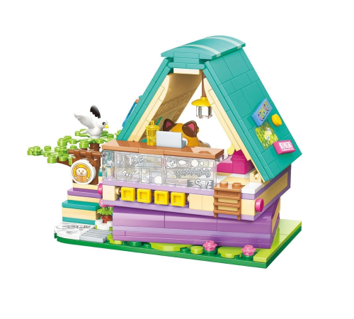 KP28018 Keeppley Lovely Street Calico Cat Comic House Blok Seti -Vagonlife KP28018 Keeppley Lovely Street Calico Cat Comic House Blok Seti -Vagonlife
