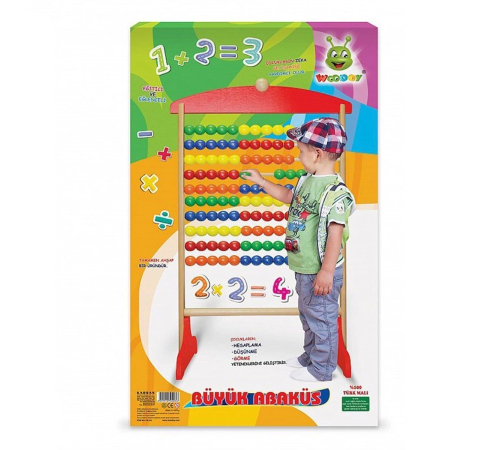 KR031 Woodoy Abaküs 100lü KR031 Woodoy Abaküs 100lü