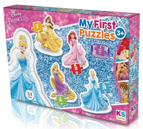 KS Baby Puzzle Disney Prensesler My First Puzzle 4 in 1 Çerçevesiz KS Baby Puzzle Disney Prensesler My First Puzzle 4 in 1 Çerçevesiz