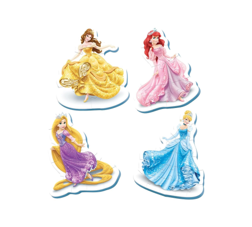 KS Baby Puzzle Disney Prensesler My First Puzzle 4 in 1 Çerçevesiz KS Baby Puzzle Disney Prensesler My First Puzzle 4 in 1 Çerçevesiz