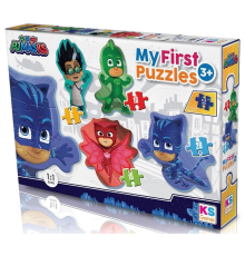 KS Baby Puzzle Pijamaskeliler  My First Puzzle 4 in 1 Çerçevesiz