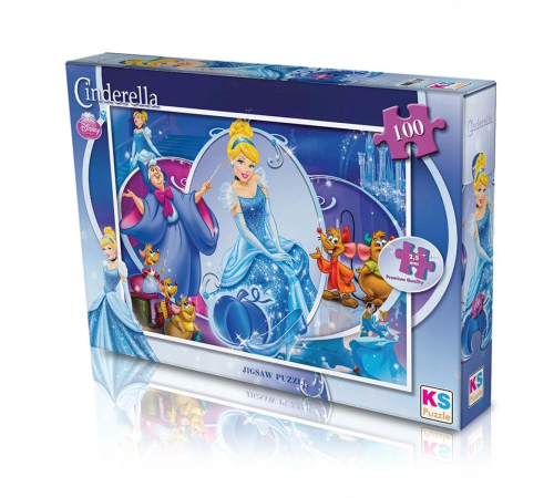 KS Cinderella 100 Parça Puzzle