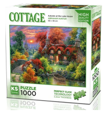 KS Games Autumn at The Lake House Puzzle 1000 Parça