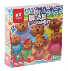 KS Games The Bear Family Pre-School Puzzle