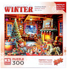 KS Games Christmas Room Puzzle 300 Parça