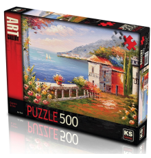 KS Games Garden & Sea Jin Park Puzzle 500 Parça 20058