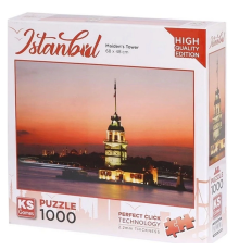 KS Games Kız Kulesi ve Gün Batımı Puzzle 1000 Parça 20729