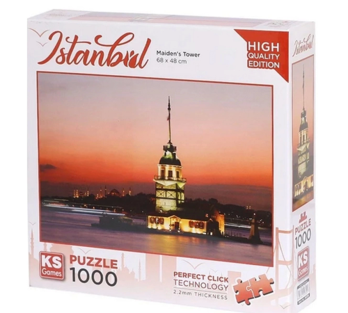 KS Games Kız Kulesi ve Gün Batımı Puzzle 1000 Parça 20729 KS Games Kız Kulesi ve Gün Batımı Puzzle 1000 Parça 20729