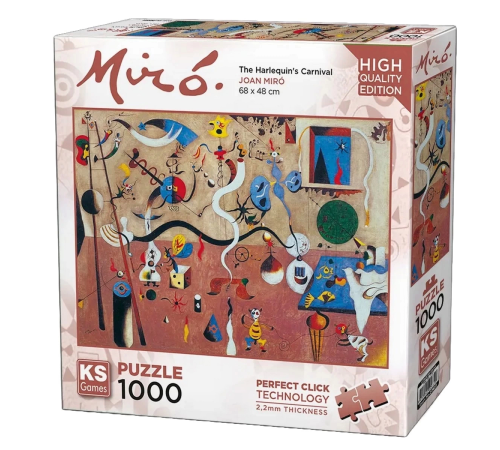 KS Games Miró: Carnival of Harlequin Puzzle 1000 Parça 20661 KS Games Miró: Carnival of Harlequin Puzzle 1000 Parça 20661