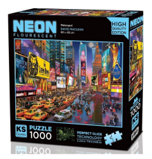 KS Games Neon Metropol Puzzle 1000 Parça 20766