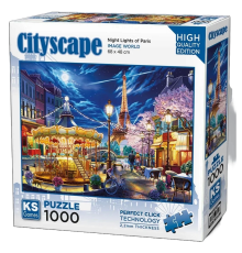 KS Games Night Lights Of Paris Puzzle 1000 Parça 20795