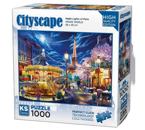 KS Games Night Lights Of Paris Puzzle 1000 Parça 20795