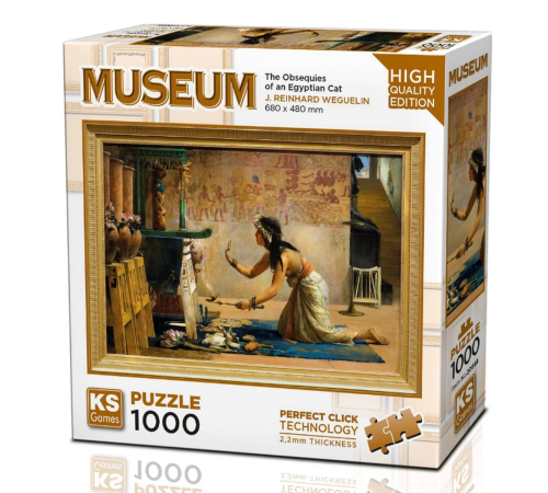 KS Games The Obsequies of an Egyptian Cat Puzzle 1000 Parça 20668 KS Games The Obsequies of an Egyptian Cat Puzzle 1000 Parça 20668