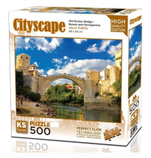 Ks Games Old Mostar Bridge Bosna-Hersek Puzzle 500 Parça