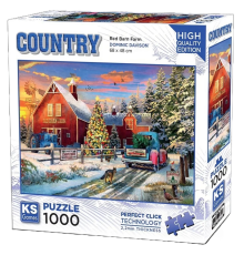 KS Games Red Barn Farm Puzzle 1000 Parça 20753