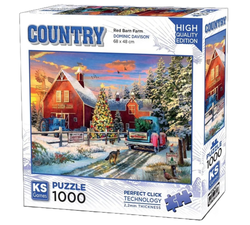KS Games Red Barn Farm Puzzle 1000 Parça 20753 KS Games Red Barn Farm Puzzle 1000 Parça 20753
