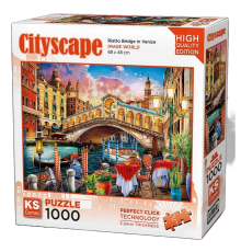 KS Games Riatto Bridge in Venice Puzzle 1000 Parça 20757
