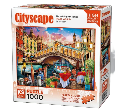 KS Games Riatto Bridge in Venice Puzzle 1000 Parça 20757