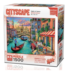 KS Games Sights of Venice Puzzle 1500 Parça 22029