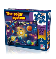 KS Games Solar Sistem Gezegen 50 Parça Puzzle