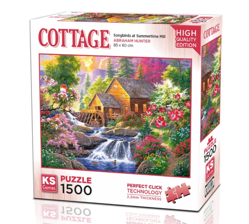 KS Games Songbirds at Summertime Mill Puzzle 1500 Parça 22027 KS Games Songbirds at Summertime Mill Puzzle 1500 Parça 22027