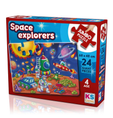 KS Games Space Explorers 24 Parça Puzzle