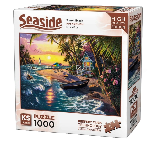KS Games Sunset Beach Puzzle 1000 Parça 20798 KS Games Sunset Beach Puzzle 1000 Parça 20798