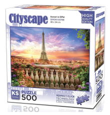 KS Games Sunset in Eiffel Puzzle 500 Parça 20066