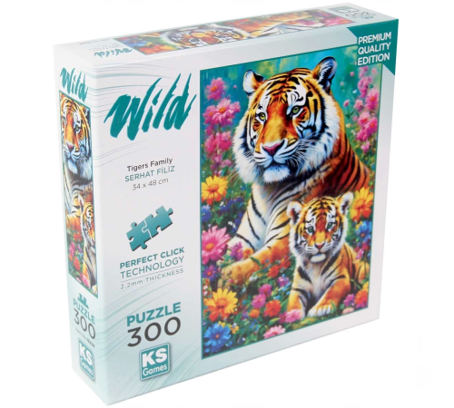 KS Games Tigers Family Puzzle 300 Parça KS Games Tigers Family Puzzle 300 Parça