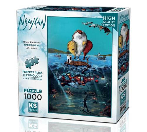 Ks Games Under The Water Puzzle 1000 Parça 20709