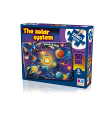 KS Jumbo Puzzle 50 Parça Planets Of Solar System Gezegenler