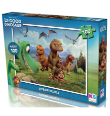 KS Puzzle 100 Parça Good Dinosaur