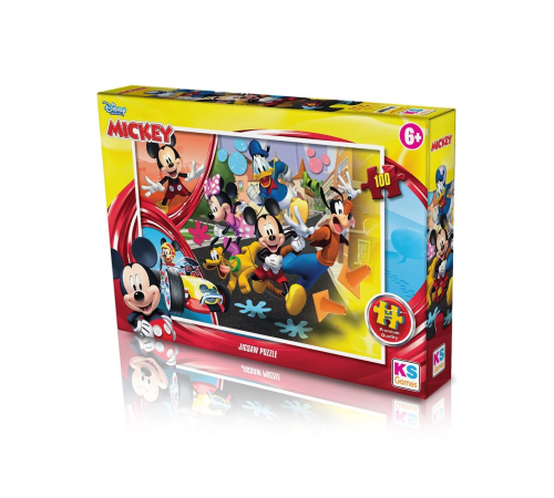 KS Puzzle 100 Parça Mickey Mouse