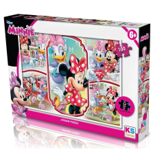 KS Puzzle 100 Parça Minnie Mouse