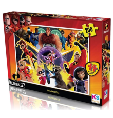 KS Puzzle 200 Parça Incredibles