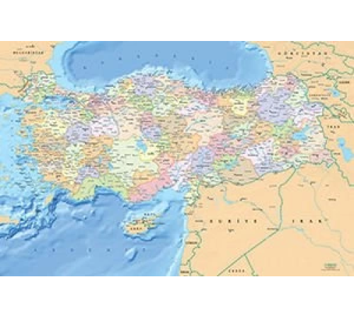 KS Puzzle 200 Parça Türkiye Siyasi Haritası KS Puzzle 200 Parça Türkiye Siyasi Haritası