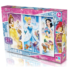 KS Puzzle 50 Parça Disney Prensesler