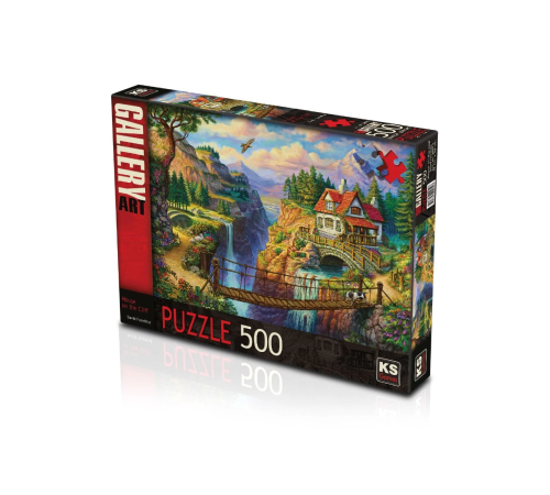 KS Puzzle 500 Parça House On The Cliff