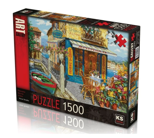 KS Ristorante Vecchia Urbino 1500 Parça Puzzle KS Ristorante Vecchia Urbino 1500 Parça Puzzle