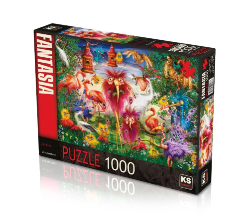 KS Ugly Birds 1000 Parça Puzzle